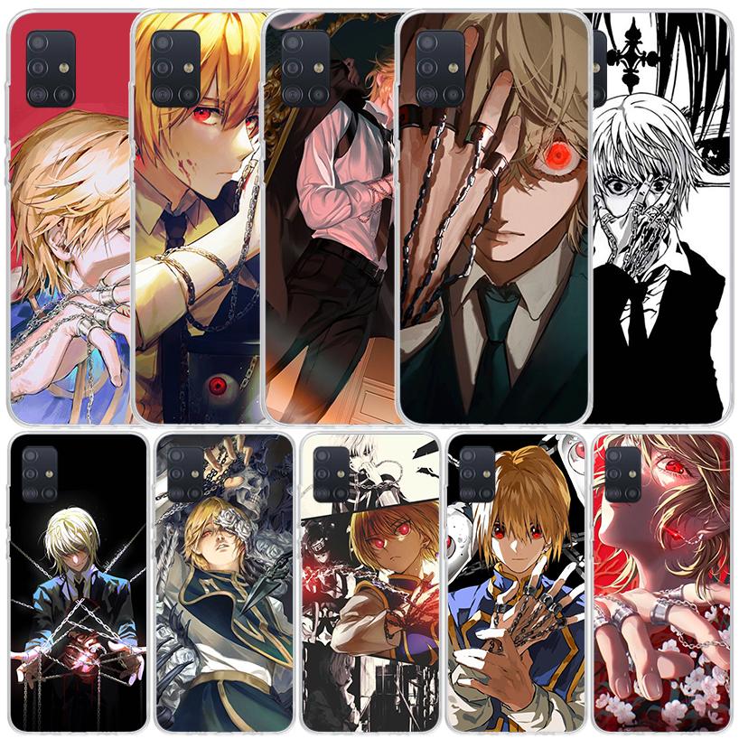 Huner X-Hunters Kurapika Soft Cover for Samsung Galaxy A12 A22 A32 A52 A72 A02S Phone Case Note 20 Ultra 10 S10 Plus A51 A71 A50