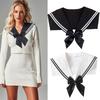 Adjustable Sailor Style Detachable Necktie Collar With Soft Breathable Fabric For Daily Outfits And Themed Parties