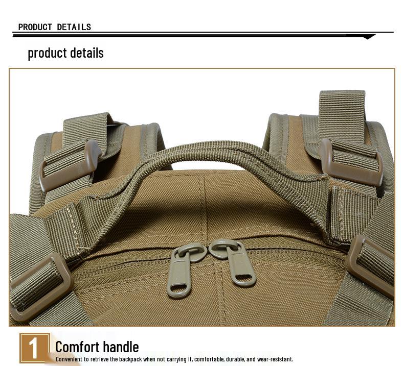 Multifunctional Camouflage Tactical Backpack - Large Capacity for Outdoor Sports & Travel