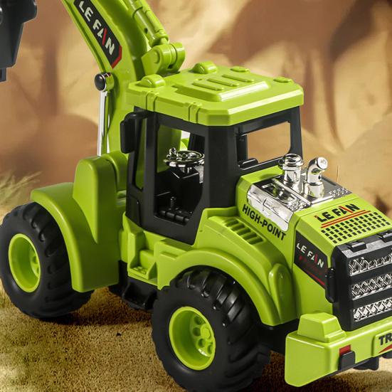 Kids Construction Truck Toy Inertia Drive Movable Joints Toddlers Boys Girls Simulated Engineering Vehicle Educational Mini Car Toy