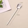 Portable Coffee Stirring Spoon Long Handle Net Red Dessert Spoon Spade Spoon  Watermelon Spoon
