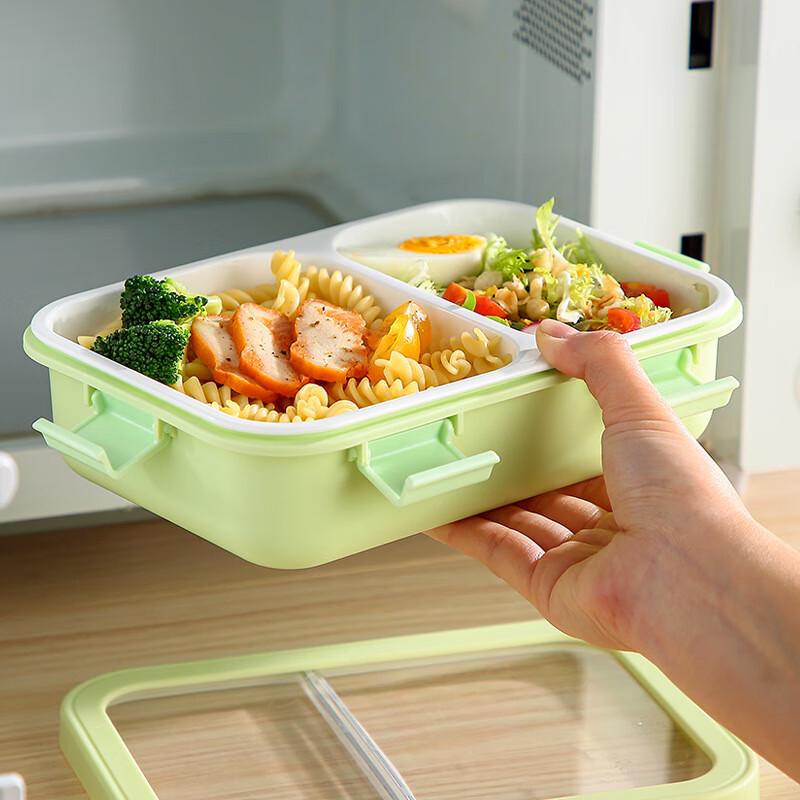 ZISIZ Divided Stainless Steel Lunchbox