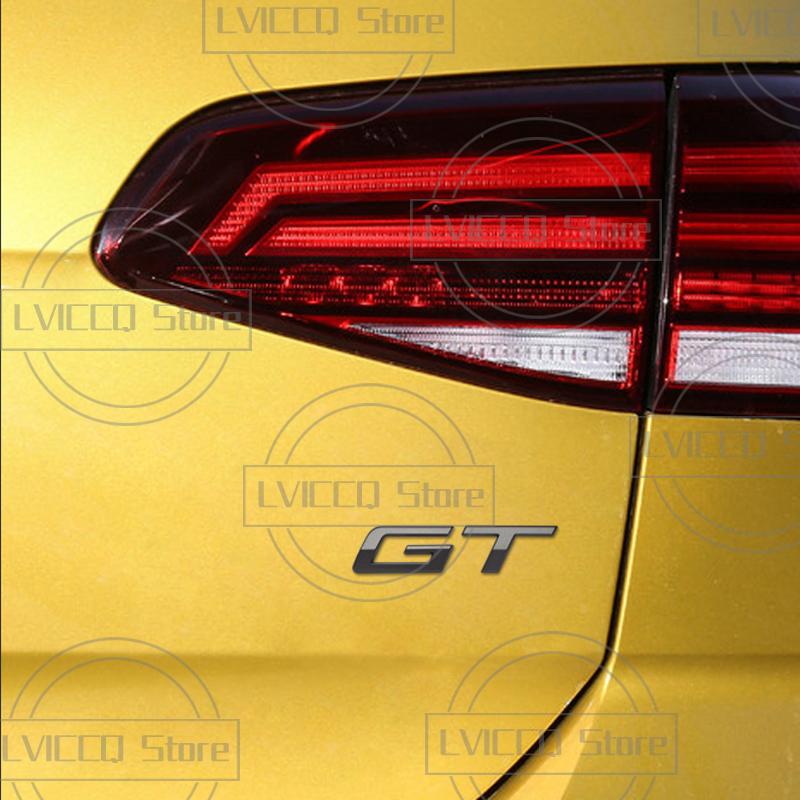 Emblemat Samochodowy 3D Metalowy Znak GT Logo Naklejki na Karoserię Dla 2025 Peugeot GT Line 208 2008 308 3008 208 5008 306 RCZ 206 CC 407 207
