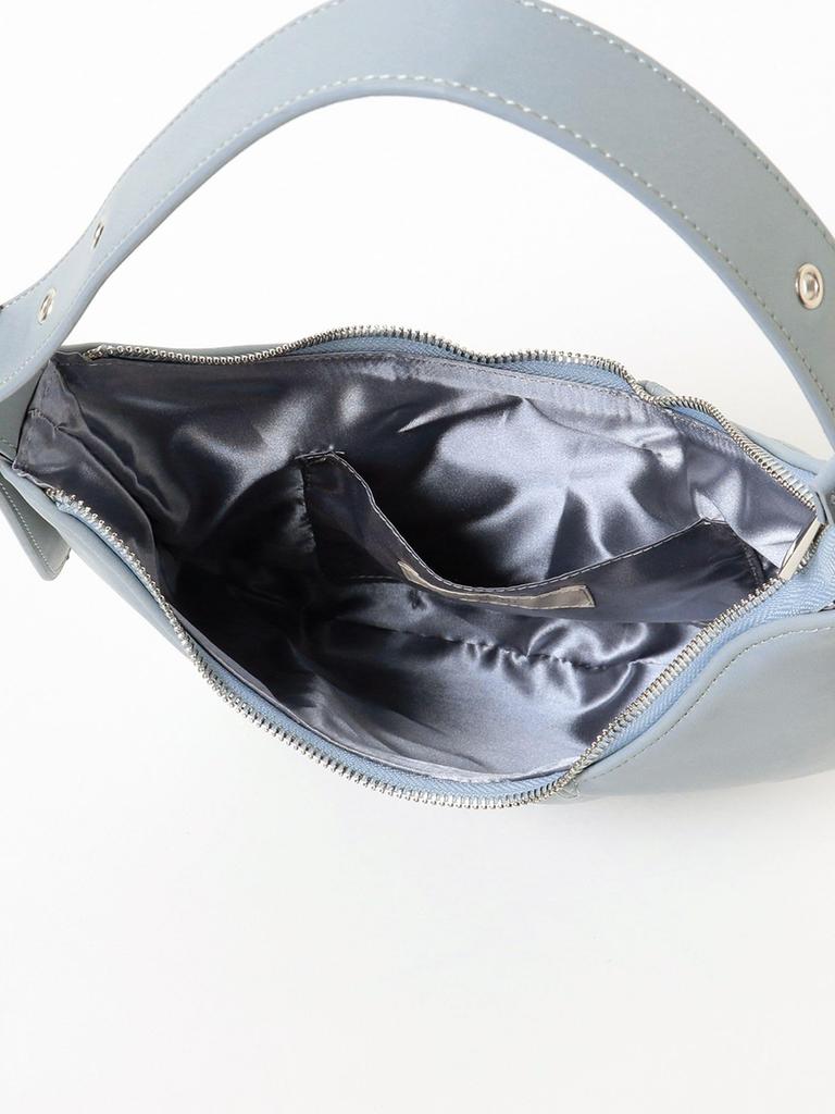 B:MING LIFE STORE by BEAMS Geantă de mână cu mâner cu curea de piele la spate, pentru femei, negru, mărime unică