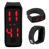 Kids Digital Electronic Watch With Pu Strap And Square Plastic Dial For School Use
