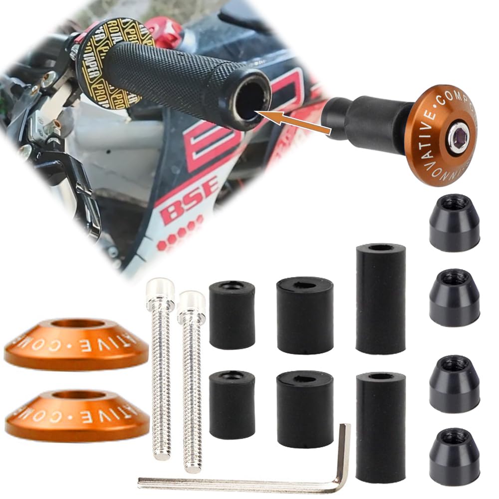 Samcos Handle Bar End Cap for Motorcycles Motorcycles Anti-Slip Handlebar