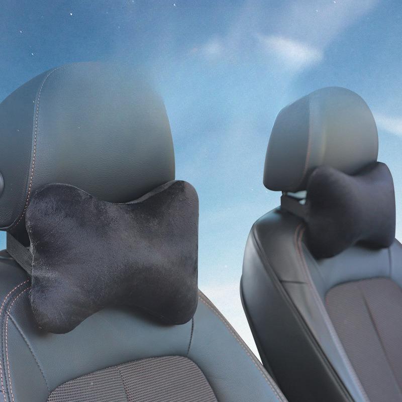 2pcs Car Neck Headrest Pillow Memory Foam Car Seat Neck Pillow Breathable Head And Neck Support For Sleep Pillow