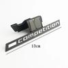 3D ABS Car Trunk Emblem COMPETITION Bar Underlined Emblem for BMW M2 M3 M4 M5 M6 M8 X2M X3M X4M X5M X6M X7M Badges Sticker