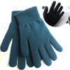 1 Paar gestrickte Handschuhe, Vollfinger-Handschuhe, Unisex, Winter, warm, verdickt, Outdoor-Zubehör, Fäustlinge