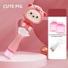 Cartoon Cute Pig Electric Bubble Gun Kids Toy Bubbles Machine Automatic Soap Blower with Light Outdoor Party bubble house Gift