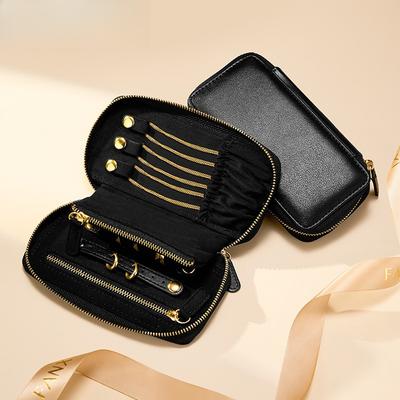 Portable Jewelry Storage Bag Luxury Multi-Functional Travel Organizer for Rings Earrings Necklaces