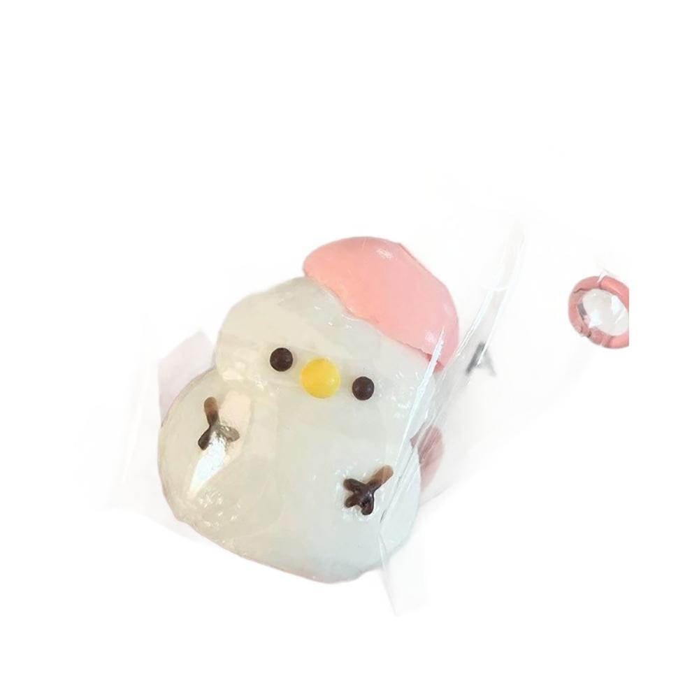 1Pc Cute Christmas Snowman Soft Pinch Relieve Office Stress And Tension Decompression Slow Rebound Fidget Daily Office Gift Toy.