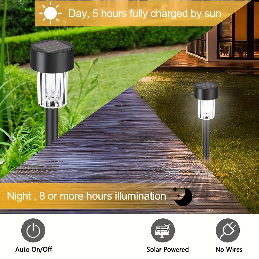12pcs Solar Outdoor Lawn Lights, Decorative Outdoor Lawn Lights, Halloween Christmas, Holiday Decorative Lights, Suitable for Gardens, Courtyards