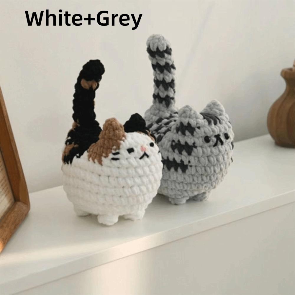 A Set Handmade Crafts Crochet Kit DIY Crochet Animal Kit Easy Crochet Animals  Gift