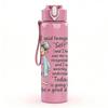 1PC Trust In The Lord Old Lady Print 750ml Color Plastic Sports Water Bottle Leakproof Flip Straw Lid Suitable for Sports Office Home Use