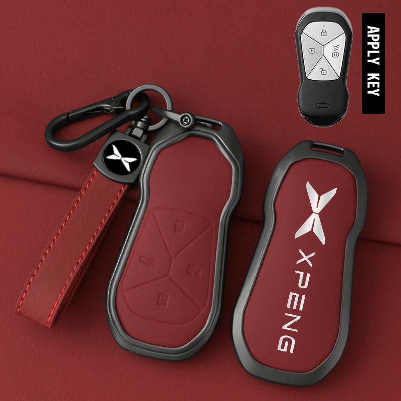Zinc Alloy Auto Key Fob Cover Case Housing Fit For Xpeng Xiaopeng G6 G9 P7 P7I G3 G3I P5 - Protector Bag Automotive Styling Auto Accessories