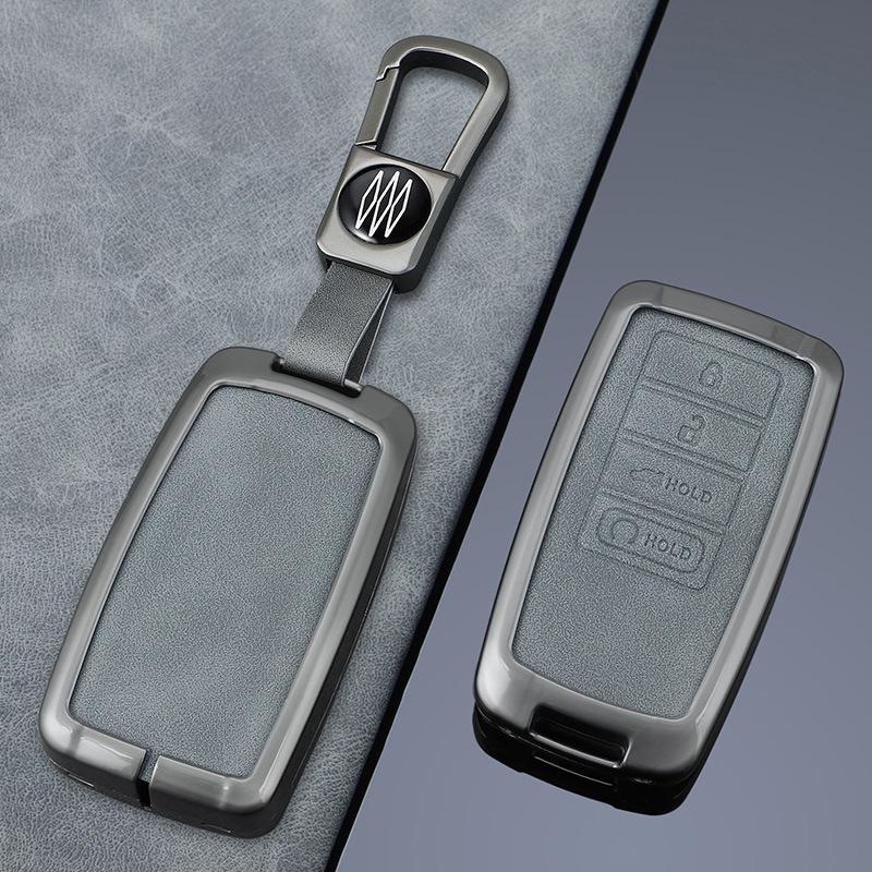 Acura MDX Men's High-End Car Key Case - Fits ZDX/ILX/RDX/CDX/RLX Models, Anti-Lost Remote Holder