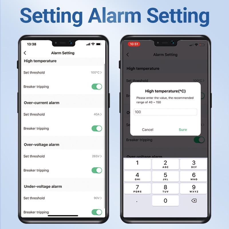 Întrerupător inteligent WiFi Tuya: Telecomandă, Temporizare, Măsurare, Protecție la supracurent/supratensiune, Alarmă și Întrerupător de aer.