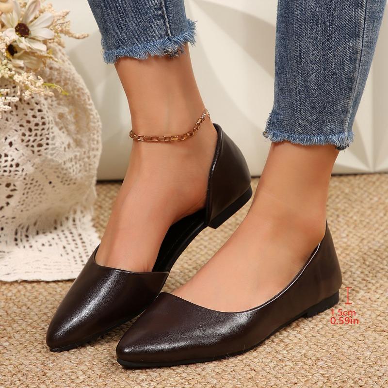 

Женские балетки с острым носком, лоферы, летние новые сандалии 2025, повседневные спортивные кроссовки, женские туфли с неглубоким вырезом, удобные для ходьбы, zapatos 43 кофейный