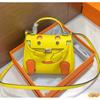 High-end Top Layer Cowhide Millennial Doll Smiley Face Bag Mini Bag New Women's Bag One-shoulder Crossbody Bag