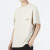 Puma Pocket Ss Tee With Solid Color Logo And Round Neck Unisex Tops Off-White 671962-64