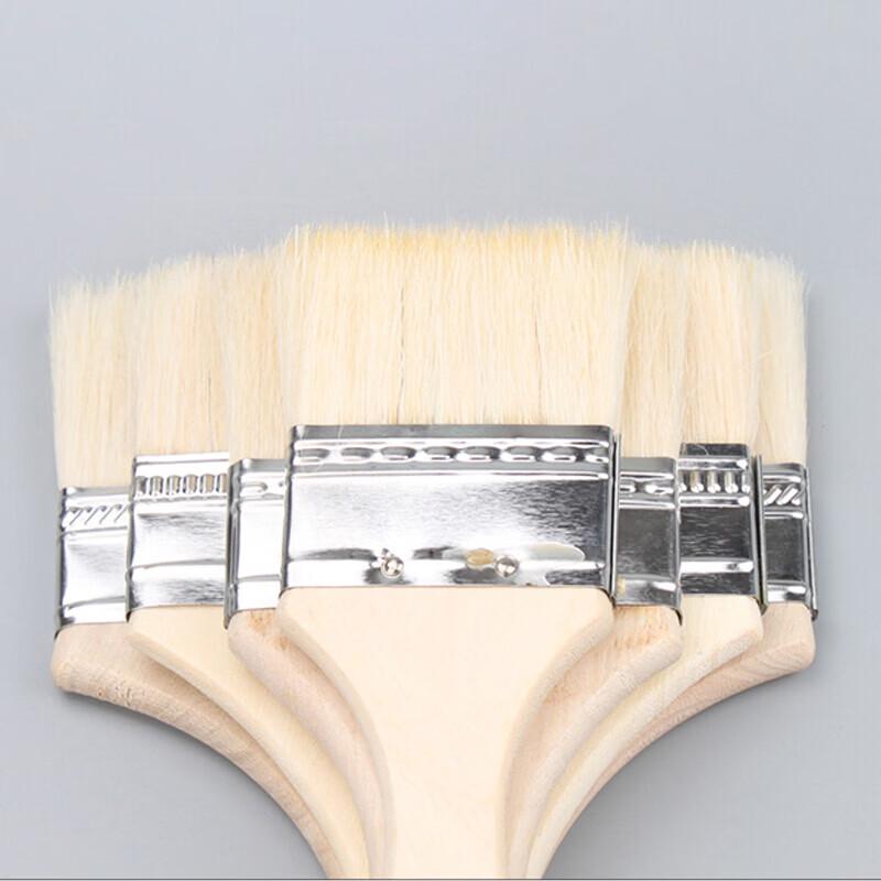 Yimeide Wood Handle Wool Paint & Cleaning Brushes