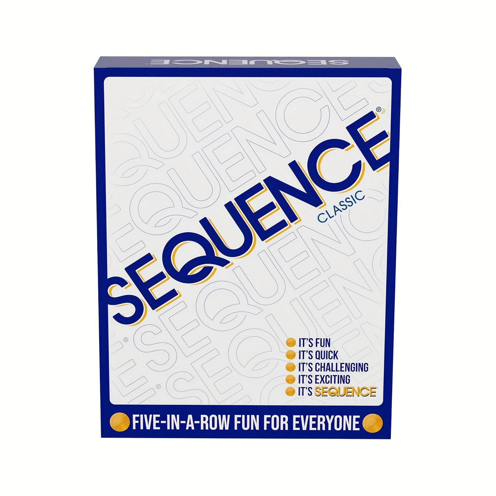 Семейная Классическая Настольная Игра Sequence Новая Версия Карточная Игра Полностью Английская Sequence Maze Fancy Gomoku Настольная Игра Party Game белый