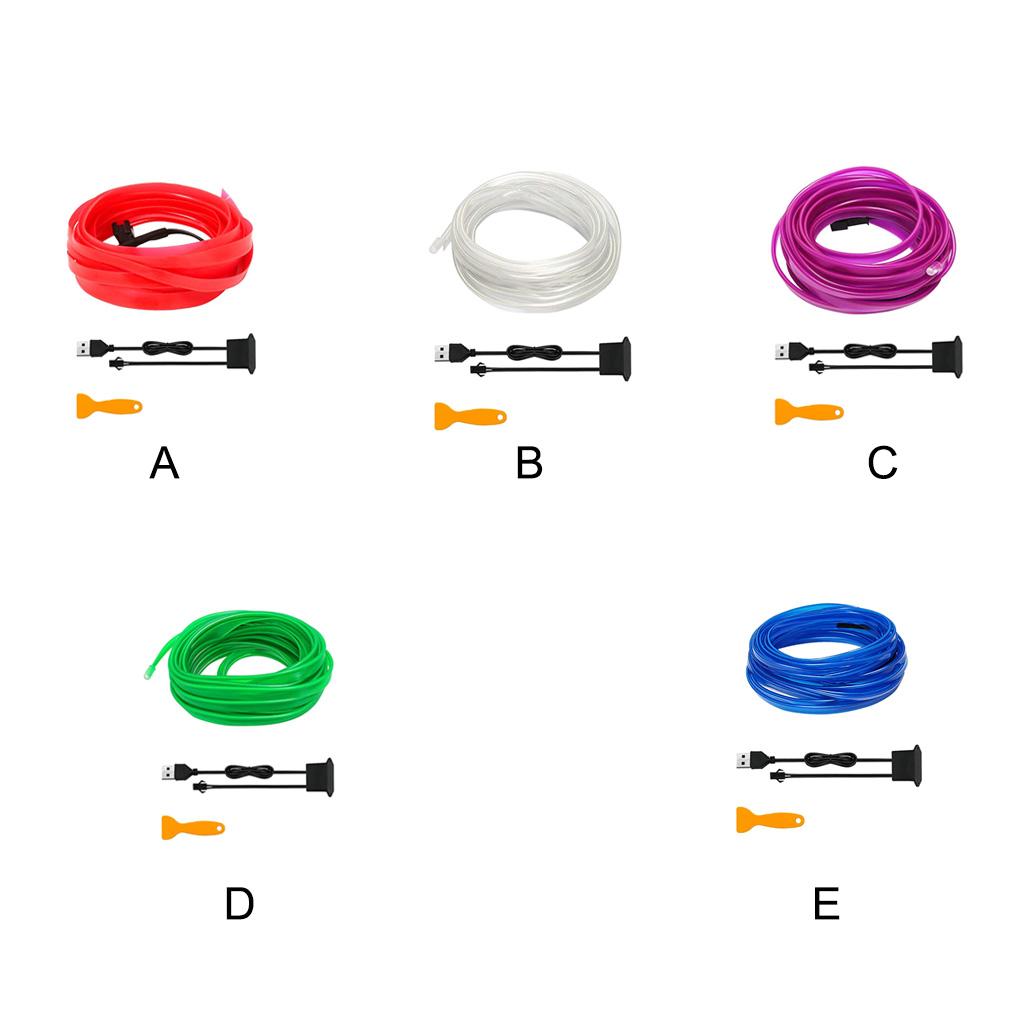 Automotive Strip Light LED Universal Colorful USB Interface Performing Stage Fountain Decorative Atmosphere Lamp