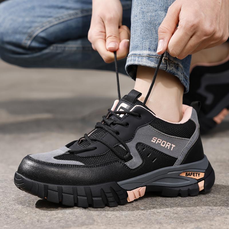 Work Safety Shoes For Men Women Steel Toe Shoes Work Sneakers Anti-smash Anti Puncture Indestructible Shoes Protection Boots