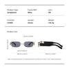 Fashion Rectangle Woman Sunglasses Brand Designer Vintage Square Punk Sun Glasses Men Shades UV400 Eyewear Gafas De Sol Mujer