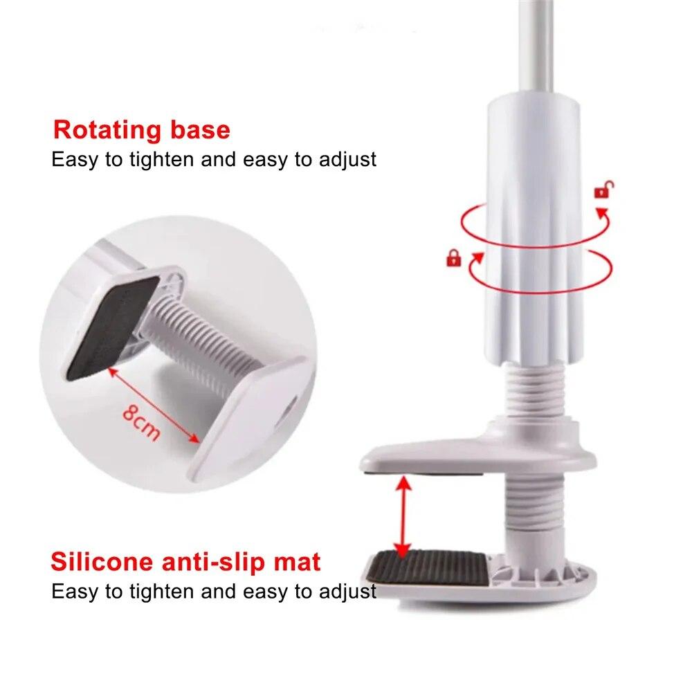 Babyphone-Halter Neuer Kameraständer zur Montage an Bettwiege Multifunktionale Universelle Verstellbare Langarmhalterung Handyhalter