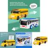 Childrens Police Car School Bus Toy Car With Inertia Motion And Lights For Boys Play