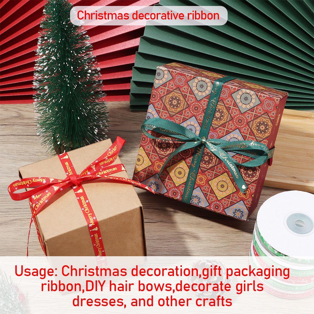 Decor Hair Bows DIY Printed Grosgrain Ribbons Wedding Decoration Christmas Ribbon Gift Wrapping