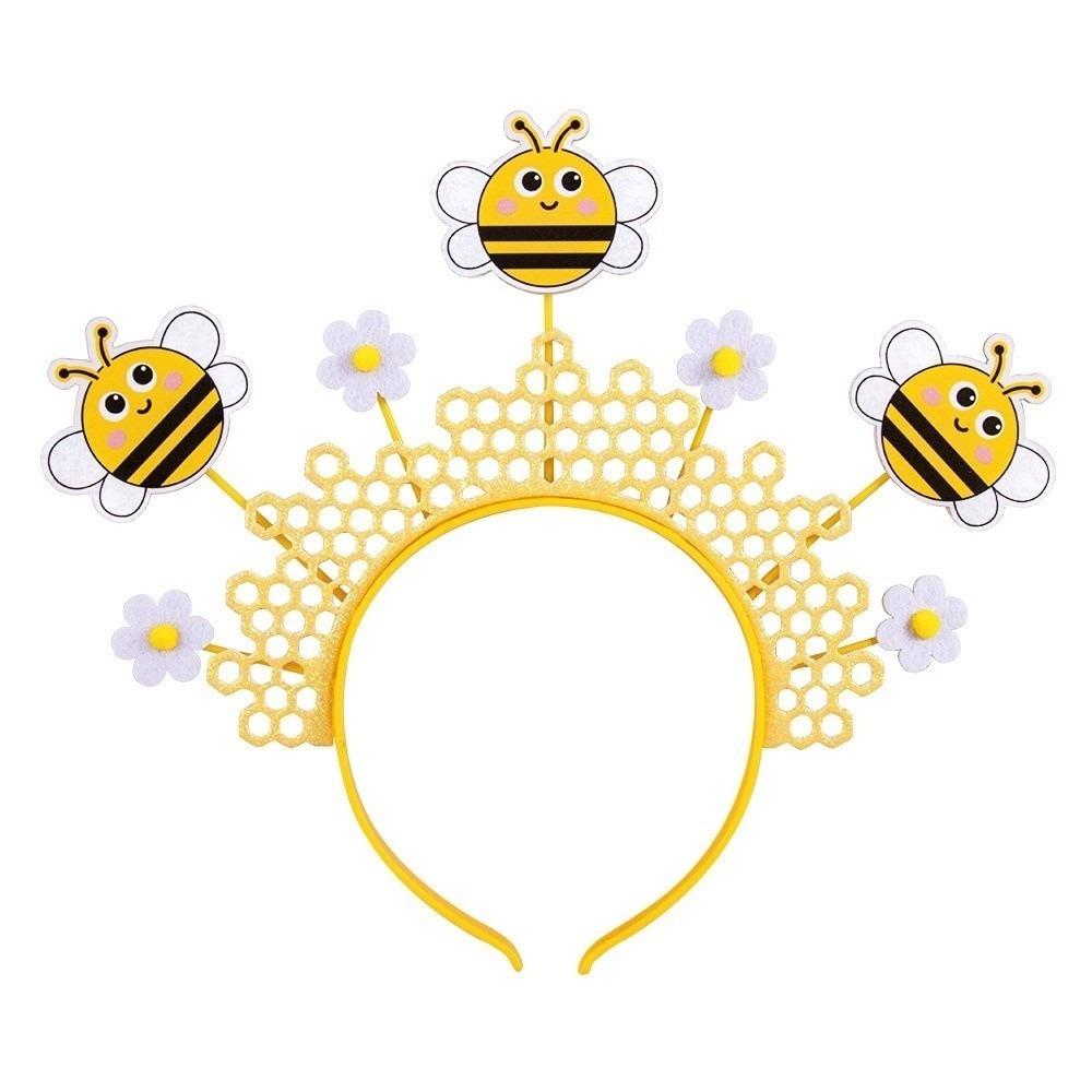 Cartoon Easter Themed Headwear Lightweight Bee Hair Accessories  Easter Festival жёлтый