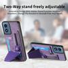 Portacarte in Pelle Capa per Motorola Moto G56 G85 G55 G45 G05 E15 S50 Edge 60 Fusion Edge50 Pro 50 Neo 5G Bumper Cover Posteriore