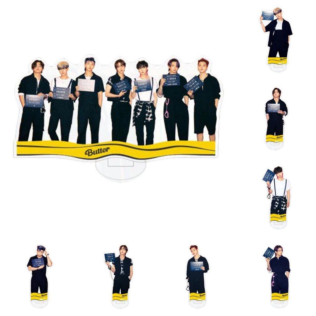 Atemberaubende Bts Bangtan Boys Butter Acryl Aufsteller Figur Modell Ideal für Schreibtischdeko