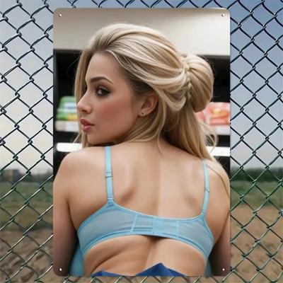 Metalinis nuotraukų skydelis 8x12 colių Vandeniui atsparus aliuminio ženklas Elegantiškas portretas Sienų menas svetainei Namų dekoras