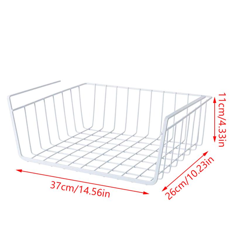 

Многофункциональная перфорированная подвесная корзина для хранения вещей в ванной комнате, стеллаж для хранения, подвесная корзина с железным дном, подвесная проволочная корзина L