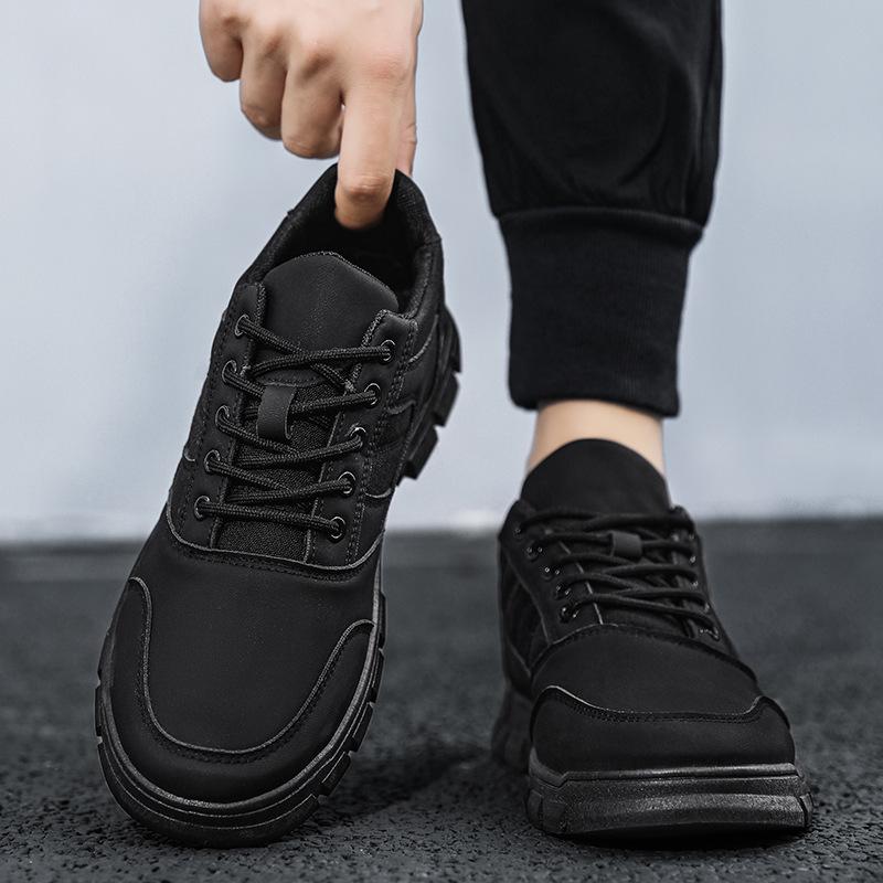 Herren Große Größen Atmungsaktive Lässige Baumwoll-Arbeitsschuhe für Herbst/Winter - Sportliche & Trendige Arbeitsschutzschuhe