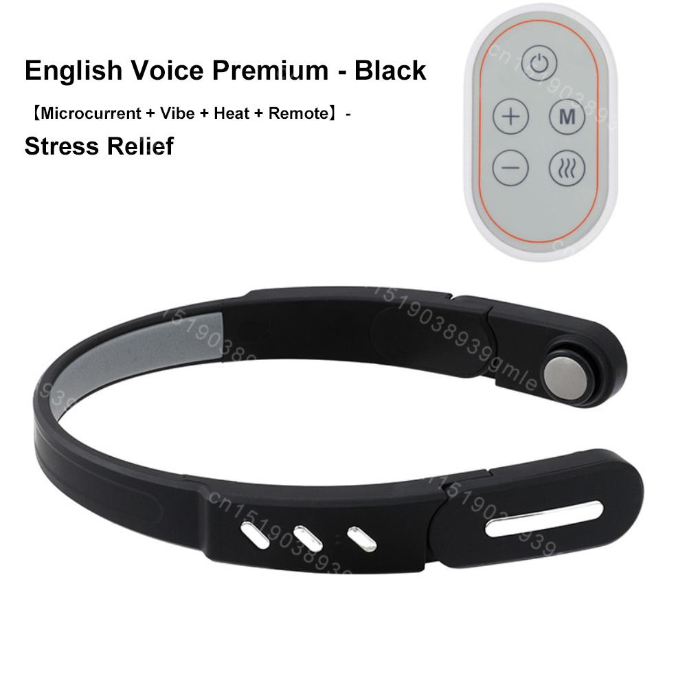 EMS Head Massager Heated Vibration Migraine Acupuncture Massage Multifunctional Sleep Aid Device Relieve Stress Electrotherapy