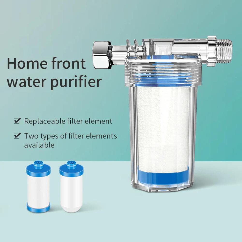 1.88*3.46in Multipurpose Purifier Shower Cotton Filter Strainer Faucet Fitting Clean Water Drain Strainers Kitchen Bathroom Part
