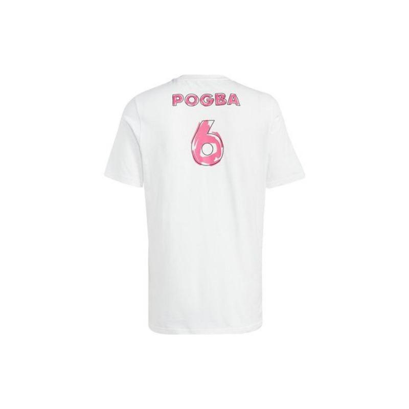 adidas Performance Men's White Football Crew Neck Short Sleeve T-Shirt HT5186