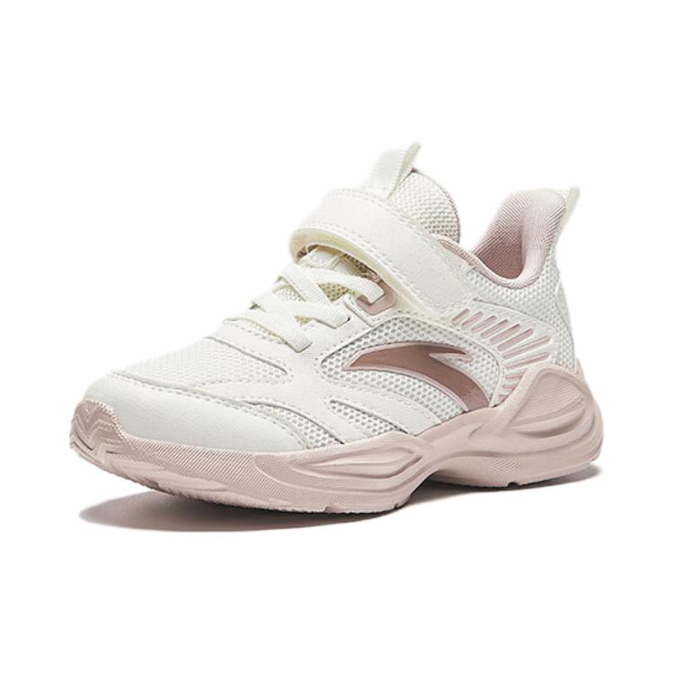 Anta Comfortable Versatile Non-Slip Low-Top Kids Running Shoes Kids sneaker White Pink A22439952-1