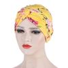 Floral Twist Leopard Print Headscarf Hat