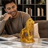 Decorative Statue for Bookshelf, Male Sculpture for Living Room Shelf Decor