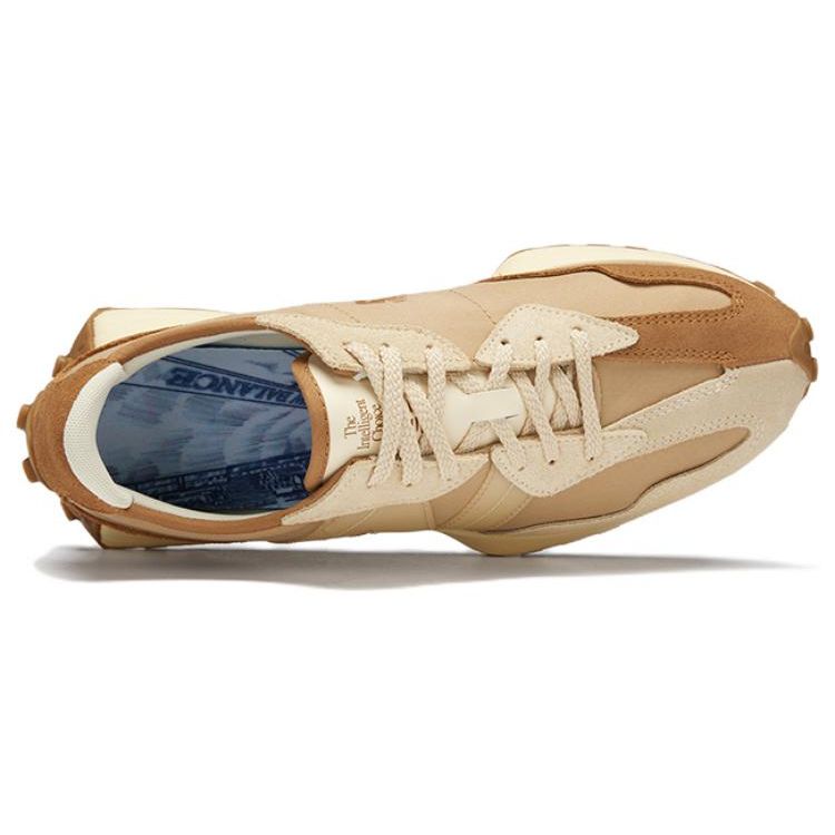 New Balance ANB Brand X 327 Beige Gum Unisex Sneakers Brown Tan MS327AAN
