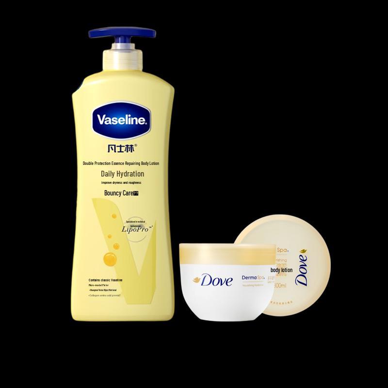 Набор из двух лосьонов для тела Dove & Vaseline