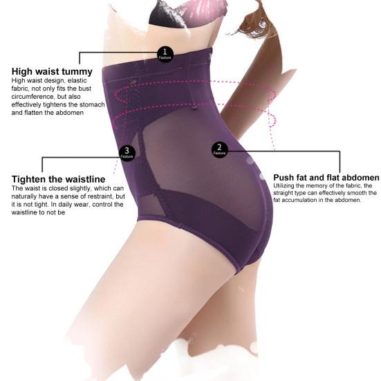 Cross Bandage High Elasticity Women Underpants Butt Lifter High Waist Shapewear Control Slimming Underwear