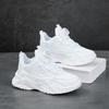 Children's Sneakers Classmates Boys Girls Students Little White Shoes Leather Mesh Four Seasons Boys Running Shoes
