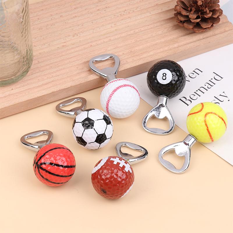 Rustfritt Stål Fotball Baseball Flaskeåpner Morsom Ølflaskeåpner, Nyhetsgave